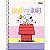 Caderno Espiral Capa Dura Connect Snoopy 80 Folhas Tilibra - Imagem 5