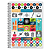 Caderno Espiral Capa Dura My Collection Masculino Com Adesivos 80 Folhas Credeal - Imagem 11