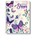Caderno Espiral Capa Dura Purpurina 80 Folhas Credeal - Imagem 5