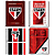Caderno Espiral Capa Dura São Paulo Futebol Clube 80 Folhas Credeal - Imagem 1