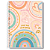 Caderno Espiral Capa Dura Arco-Iris 80 Folhas Credeal - Imagem 4