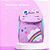 Mochila De Costas Infantil Baby Arco Íris Unicórnio YS42468 Yins Kids - Imagem 2