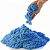 Massa Areia Magica Azul Com Molde 550g 109 Acrilex - Imagem 3