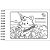 Livro Para Colorir Kittie Cuties 64 Páginas Vale Das Letras - Imagem 2