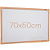 Quadro Branco 70x50cm 9328R Stalo - Imagem 1