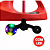Ginga Car Com Rodas De Led Vermelho 335.3.01 Toy Mix - Imagem 4