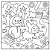 Livro Para Colorir Bobbie Goods Cute Buddies 84778 Magic Kids - Imagem 2