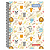 Caderno Espiral Capa Dura Fofinhos 80 Folhas Panamericana - Imagem 2
