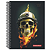Caderno Espiral Capa Dura Dark Day 80 Folhas Panamericana - Imagem 4