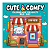 Livro Para Colorir Cute & Comfy Bold Easy Edição 3 Camelot Editora - Imagem 1