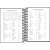 Agenda Espiral Capa Dura Spice Preta 2026 160 Folhas Tilibra - Imagem 3