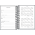 Agenda Espiral Capa Dura Spice Preta 2026 160 Folhas Tilibra - Imagem 2