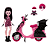 Boneca Monster High Draculaura Com Scooter JDR61 Mattel - Imagem 4