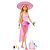 Boneca Barbie Fashion Dia De Praia Malibu HPL73 Mattel - Imagem 2