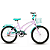 Bicicleta Drika Lilás E Azul Turquesa Aro 20 Stone Bike - Imagem 1