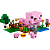 Lego Minecraft A Casa Do Porquinho 238 Peças 21268 - Imagem 2