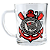 Caneca De Vidro Corinthians 650ml XC3034A3-1 Mileno - Imagem 1