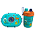 Marmita Lancheira Infantil Com Copo Dino MCC25034-D Unik - Imagem 2