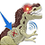 Dinossauro Rugido Selvagem Com Som E Luz DIN24116 Unik - Imagem 2