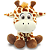 Pelúcia Gigante Zoo Girafa 35cm GI35 Unik - Imagem 1