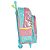 Mochila De Rodinhas Unicórnio UP4YOU ICA2102UP-RA Luxcel - Imagem 2