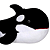 Pelucia Baleia Orca Mamãe 48cm 2267 Lovely Toys - Imagem 2