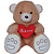 Pelucia Urso Coração Eu Te Amo 70cm 1501 Lovely Toys - Imagem 1