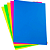 Papel Criativo Neon A4 120g/m² Com 25 Folhas YP8913 Yins Paper - Imagem 2