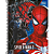 Caderno Espiral Capa Dura Connect Spider Man Game 80 Folhas Tilibra - Imagem 4