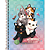 Caderno Espiral Capa Dura Purrfect Cats 80 Folhas Tilibra - Imagem 3
