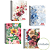 Caderno Espiral Capa Dura Floral 80 Folhas Panamericana - Imagem 1