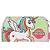 Estojo Duplo Unicórnio UP4YOU Rosa EI42105UP-RA Luxcel - Imagem 1