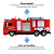 Caminhão De Controle Remoto Recarregável Truck Bombeiro 618-5C Cks - Imagem 4
