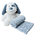 Manta Infantil Com Pelúcia Cachorrinho DMB6744 Dm Toys - Imagem 3