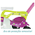 Triciclo Gigi Com Haste Removível 2512 Magic Toys - Imagem 3