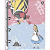 Caderno Argolado Colegial Alice No Pais Das Maravilhas 160 Folhas Animativa - Imagem 3