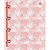 Caderno Argolado Colegial Rosa Rose 160 Folhas Animativa - Imagem 4