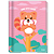 Caderno Brochura Caligrafia Capa Dura Lala Pets 40 Folhas Credeal - Imagem 4