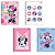 Caderno Brochura Capa Dura Pequeno Minnie 80 Folhas Starschool - Imagem 1