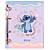 Caderno Argolado Colegial Stitch 60 Folhas Foroni - Imagem 1