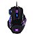 Mouse Gamer Vx Gaming Black Widow 2400 Dpi Ajustavel E 06 Botões Preto Com Azul Usb - Gm104 - Imagem 2