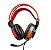 Headset Hayom Gamer 2xp2 + Usb Vermelho/preto - Hf2207 - Imagem 1