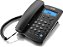 Telefone Com Fio Indentificador De Chamadas Agenda Para 12 Números Tcf 3000 Preto - Imagem 1