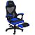 Cadeira Gamer Rocket Preta Com Azul - Cgr10paz - Imagem 1