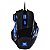 Mouse Gamer Vx Gaming Black Widow 2400 Dpi Ajustavel E 06 Botões Preto Com Azul Usb - Gm104 - Imagem 1