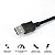 Cabo Usb A 2.0 Macho Para Mini Usb B Macho 28awg Puro Cobre 3 Metros - Puanm2-3 - Imagem 2