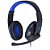 Fone De Ouvido Headset Gamer V Blade Ii P2 Estéreo Com Microfone Retrátil E Ajuste De Haste - Preto Com Azul - Imagem 1