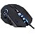 Mouse Gamer Galatica 2400 Dpi Led Azul Cabo Usb 1,8 Metros Trançado - Imagem 4