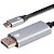 Cabo Adaptador USB-C Para Dport Macho 4k 60hz 1.8m 5+ - Imagem 2