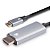 Cabo Adaptador USB-C Para HDMI 4k 60hz 1.8m 5+ - Imagem 1